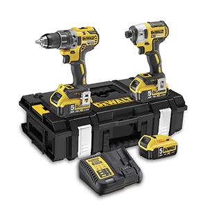 DeWalt Visseuse à Choc Sans Fil DCK266P3-QW Kit Perceuse à Percussion + Visseuse à Chocs 1 DeWalt Visseuse à Choc Sans Fil DCK266P3-QW Kit Perceuse à Percussion + Visseuse à Chocs