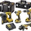 DeWalt Set DCK422P3T Pack Combiné 4 Pièces XR 18 Volt 3 X 5,0 Ah Li-Ion En TSTAK