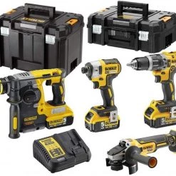 DeWalt Set DCK422P3T Pack Combiné 4 Pièces XR 18 Volt 3 X 5,0 Ah Li-Ion En TSTAK