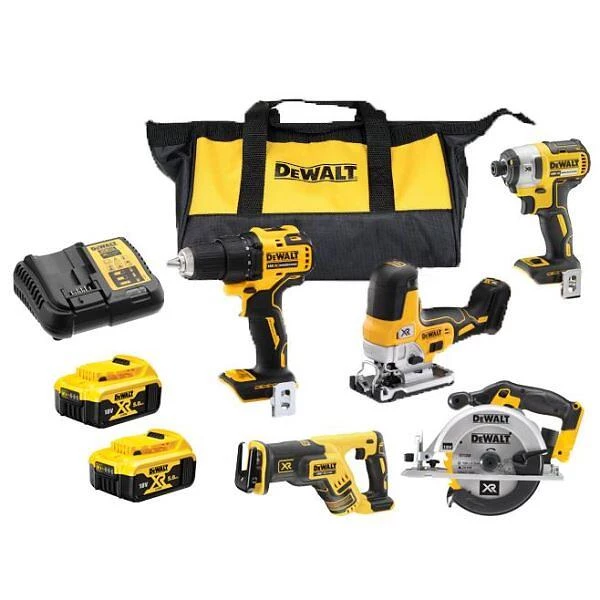 DeWalt DCK501P2 Set 5 Pièces 18V 2 X 5.0Ah Li-ion 1 DeWalt DCK501P2 Set 5 Pièces 18V 2 X 5.0Ah Li-ion