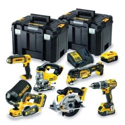 DeWalt DCK665P3T Set 6 Pièces XR 18V ​​​​3 X 5,0 Ah Li-Ion Dans Système T-Stak