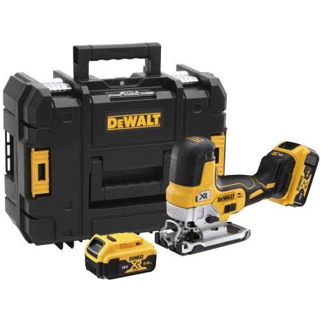 DeWalt Scie Sans Fil DCS335P2-QW Scie Sauteuse XR 18 Volt Sans Brosse 5.0Ah Li-ion 1 DeWalt Scie Sans Fil DCS335P2-QW Scie Sauteuse XR 18 Volt Sans Brosse 5.0Ah Li-ion