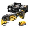 DeWalt Outils Multifonction DCS356E1T-XJ Outil Multifonction Oscillant XR 18 Volt PowerStack Li-Ion