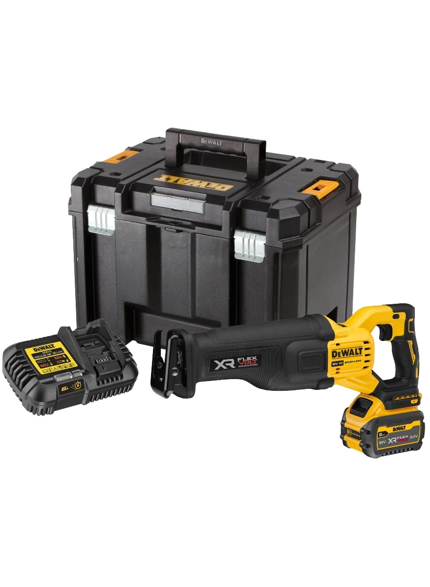 DeWalt Scie Sans Fil DCS386T1-QW XR 18V FlexVolt Advantage Scie à Guichet 6.0Ah Li-Ion En TSTAK 1 DeWalt Scie Sans Fil DCS386T1-QW XR 18V FlexVolt Advantage Scie à Guichet 6.0Ah Li-Ion En TSTAK