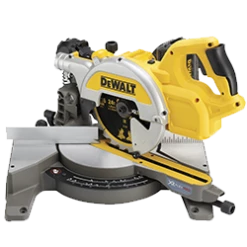 DeWalt Scie Sans Fil DCS777N-XJ Scie à Onglets Radiale XR FLEXVOLT 54V Brushless 216mm - Sans Batterie Ni Chargeur