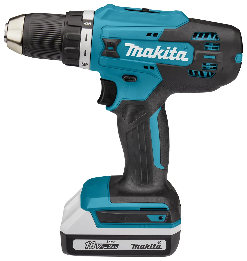 Makita Perceuse Sans Fil DF488DWAE Perceuse-Visseuse 18 Volt 2.0 Ah Li-ion 3 Makita Perceuse Sans Fil DF488DWAE Perceuse-Visseuse 18 Volt 2.0 Ah Li-ion – Image 3