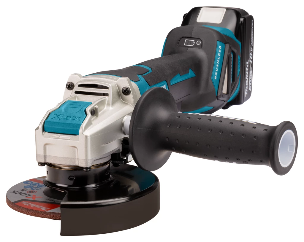 Makita Meuleuse Sans Fil 'DGA519RTJ Meuleuse D''angle X-Lock 18V 5.0Ah Li-Ion 125mm' 2 Makita Meuleuse Sans Fil 'DGA519RTJ Meuleuse D''angle X-Lock 18V 5.0Ah Li-Ion 125mm' – Image 2