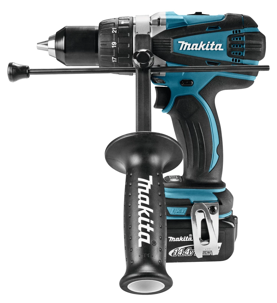 Makita Perceuse Visseuse Sans Fil DHP448RTJ Perceuse Visseuse à Percussion 14,4V 5,0 AH Li-Ion Ø 13 Mm 1 Makita Perceuse Visseuse Sans Fil DHP448RTJ Perceuse Visseuse à Percussion 14,4V 5,0 AH Li-Ion Ø 13 Mm