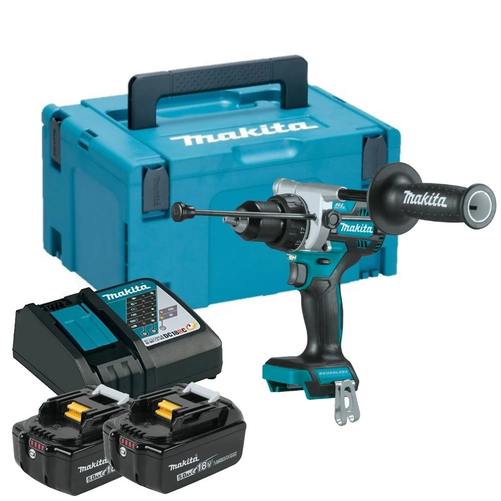 Makita Perceuse Visseuse Sans Fil DHP486RTJ Perceuse à Percussion 18V 5.0Ah Li-Ion Dans Mbox 1 Makita Perceuse Visseuse Sans Fil DHP486RTJ Perceuse à Percussion 18V 5.0Ah Li-Ion Dans Mbox