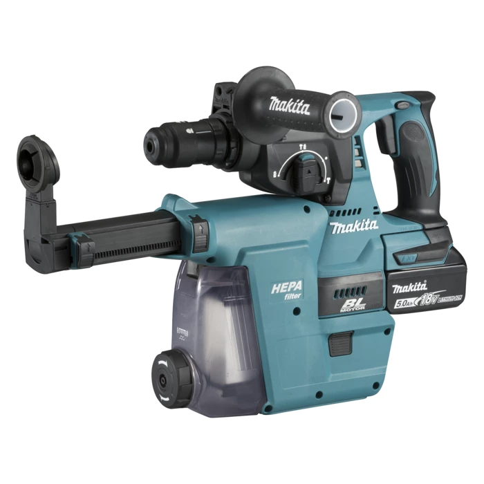 Makita Marteau Perforateur Sans Fil DHR243RTJV Perfo-burineur SDS-Plus 18V Li-Ion 5 Ah 24 Mm 2 Makita Marteau Perforateur Sans Fil DHR243RTJV Perfo-burineur SDS-Plus 18V Li-Ion 5 Ah 24 Mm – Image 2