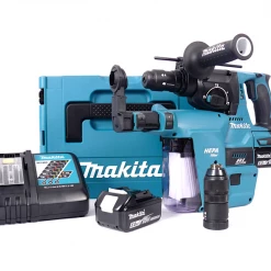 Makita Marteau Perforateur Sans Fil DHR243RTJV Perfo-burineur SDS-Plus 18V Li-Ion 5 Ah 24 Mm