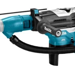Makita Marteau Perforateur Sans Fil 'DHR400ZUN1 Marteau Combiné 2 X 18V, Batteries Et Chargeur Sds-max Exclus, Avec émetteur AWS Et Kit D''aspiration Des Poussières'