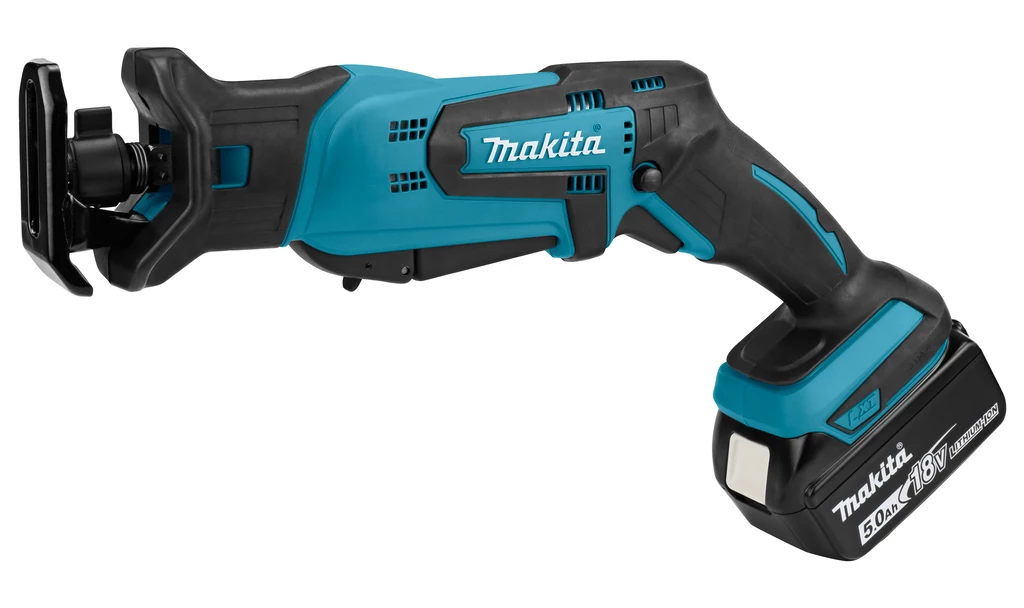 Makita Scie Sans Fil DJR183RTJ Scie Alternative 18 Volt 5.0Ah Li-Ion 2 Makita Scie Sans Fil DJR183RTJ Scie Alternative 18 Volt 5.0Ah Li-Ion – Image 2