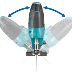 Makita Scie Sans Fil DJV184RAJ Scie Sauteuse Pendulaire 18V 2.0Ah Li-Ion -Perceuses sans fil Soldes djv184raj scie sauteuse pendulaire 18v 2 0ah li ion 5