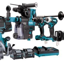 Makita DK0162G601 Set Combiné - 6 Machines 40V Max 4.0Ah Li-Ion Dans Sac