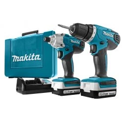 Makita Visseuse à Choc Sans Fil DK1497 Ensemble De 2 Machines (DF347D + TD126D) 14,4V 1,3 AH Li-ion
