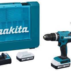 Makita Set DK18922A01 - Perceuse Sans Fil HP488D + Clé à Chocs TD127D 18V 2.0 AH Li-ion