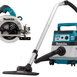 Makita Scie Sans Fil DLX2389UX1 Set Combiné 2 X 18V Avec AWS - DHS783 Scie Circulaire 190mm DVC867L Aspirateur Sans Batteries Et Chargeur