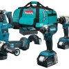 Makita DLX4155TX1 18V 4-machine Combiset 2 X 5,0Ah Li-Ion