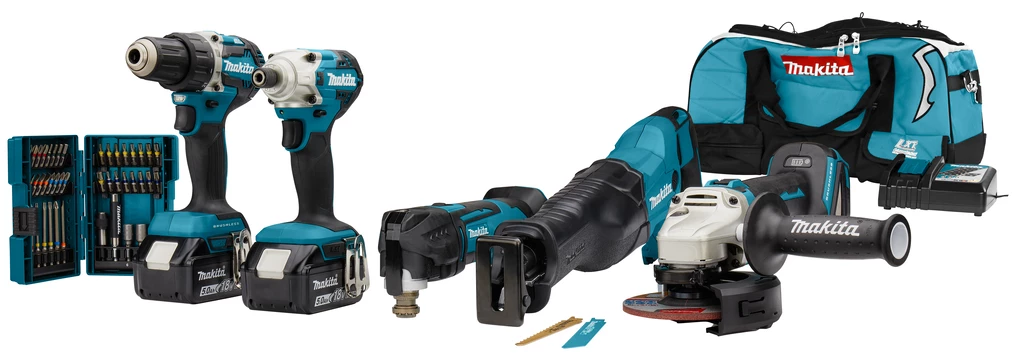 Makita DLX5068TX1 Set Combiné 18V 2 X 5,0Ah 1 Makita DLX5068TX1 Set Combiné 18V 2 X 5,0Ah