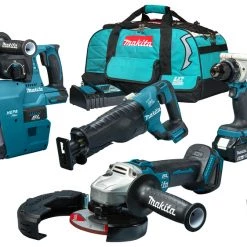 Makita DLX5069TX1 Set 5 Outils 18V 2 X 5.0Ah Li-Ion Combiset
