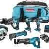 Makita Set DLX6038T Ensemble De Machines 18V 3 X 5,0 Ah - Combo Des Nouveaux 5,0 AH Machines