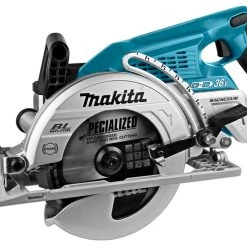 Makita Scie Sans Fil DRS780Z Scie Circulaire Sans Fil 2 X 18V 185 Mm Hors Batteries Et Chargeur