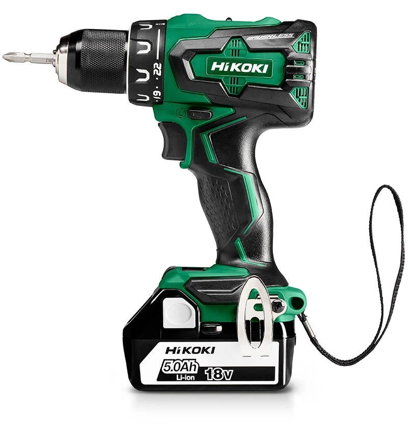 HIKOKI Perceuse Sans Fil DS18DBSLWFZ Perceuse-visseuse Sans Fil 18 Volt 5.0 Ah Li-ion En HSC II 2 HIKOKI Perceuse Sans Fil DS18DBSLWFZ Perceuse-visseuse Sans Fil 18 Volt 5.0 Ah Li-ion En HSC II – Image 2