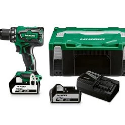 HIKOKI Perceuse Sans Fil DS18DBSLWFZ Perceuse-visseuse Sans Fil 18 Volt 5.0 Ah Li-ion En HSC II