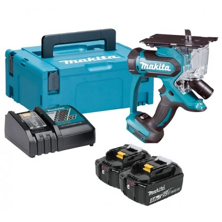 Makita Scie Sans Fil DSD180RTJ Scie à Plâtre 18V 5.0Ah Li-Ion Dans Mbox 1 Makita Scie Sans Fil DSD180RTJ Scie à Plâtre 18V 5.0Ah Li-Ion Dans Mbox