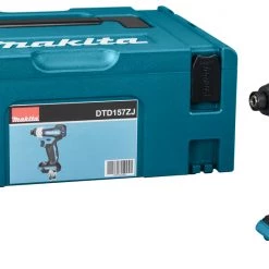 Makita Visseuse à Choc Sans Fil DTD157ZJ Tournevis à Chocs 18V Hors Batteries Et Chargeur En Mbox
