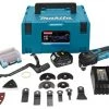 Makita Outils Multifonction DTM51RTJX3 Découpeur-ponceur Multifonctions 18V Li-ion 4 Ah