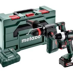Metabo Set Ensemble Combiné 2.4.8 18V 5.2Ah LiHD - BS18LT BL Perceuse Sans Fil + KH18LTX BL 24 Q Marteau Combiné 685219650