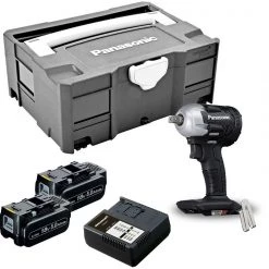 Panasonic Clé à Choc Sans Fil EY75A8LJ2G Clé à Chocs 18V 5.0Ah Dans Un Systainer