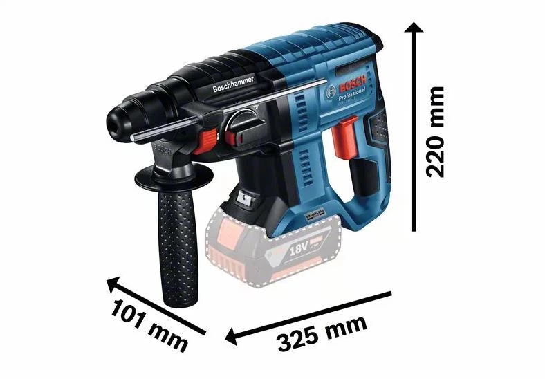 Bosch Bleu Marteau Perforateur Sans Fil GBH 18V-21 Perforateur Sans Fil 0611911102 2 Bosch Bleu Marteau Perforateur Sans Fil GBH 18V-21 Perforateur Sans Fil 0611911102 – Image 2