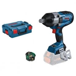 Bosch Bleu Clé à Choc Sans Fil GDS 18V-1050 HC Clé à Chocs Professionnelle 3/4" 18V Excl. Batteries Et Chargeur En L-Boxx + 5 Ans De Garantie Du Revendeur ! 06019J8201