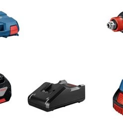 Bosch Bleu Visseuse Ă Choc Sans Fil GDX 18V-200 Table Tournante Sans Fil 18V 4.0Ah Li-Ion En L-Case 06019J2206