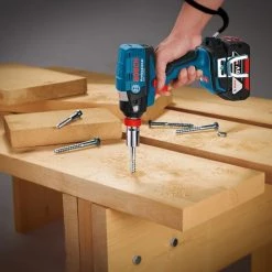 Bosch Bleu Visseuse à Choc Sans Fil GDX 18V-210 Tournevis Sans Fil 18V 4.0Ah Li-Ion En L-Boxx 06019J0203 -Perceuses sans fil Soldes gdx 18v 210 tournevis sans fil 18v 4 0ah li ion en l boxx 06019j0203 2