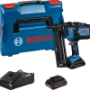 Bosch Bleu Cloueur Sans Fil GNH 18V-64 M Batterie Professionnelle Bradtacker 16G 18V 4.0Ah ProCore En L-Boxx 0601481003