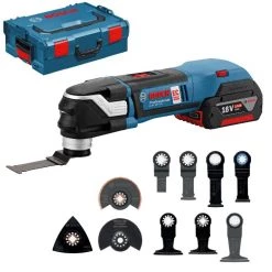 Bosch Bleu Outils Multifonction GOP 18 V-28 Découpeur-ponceur 18V 5,0Ah Li-Ion 06018B6003