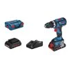 Bosch Bleu Perceuse Sans Fil GSB 18V-60 C Perceuse-visseuse à Percussion 18V ProCore 06019G2109
