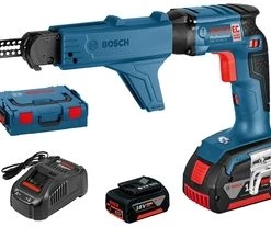 Bosch Bleu Visseuse Sans Fil GSR 18V-EC TE + MA 55 Visseuse Plaquiste Sans Fil 18V 06019C8006