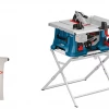 Bosch Bleu Scie Sans Fil GTS 18V-216 Professional Accu Table Saw 216MM 18V Excl. Batteries Et Chargeur + Support GTA 560 0601B44002