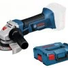 Bosch Bleu Meuleuse Sans Fil 'GWS 18-125 V-LI Meuleuse D''angle Sans Fil 18V Sans Piles Ni Chargeur 060193A308'