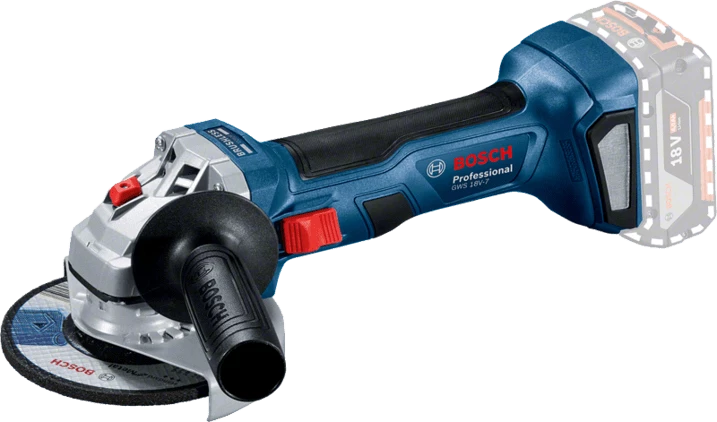Bosch Bleu Meuleuse Sans Fil GWS 18V-7 125 Mm Meuleuse D'angle Sans Fil 18V 1 Bosch Bleu Meuleuse Sans Fil GWS 18V-7 125 Mm Meuleuse D'angle Sans Fil 18V