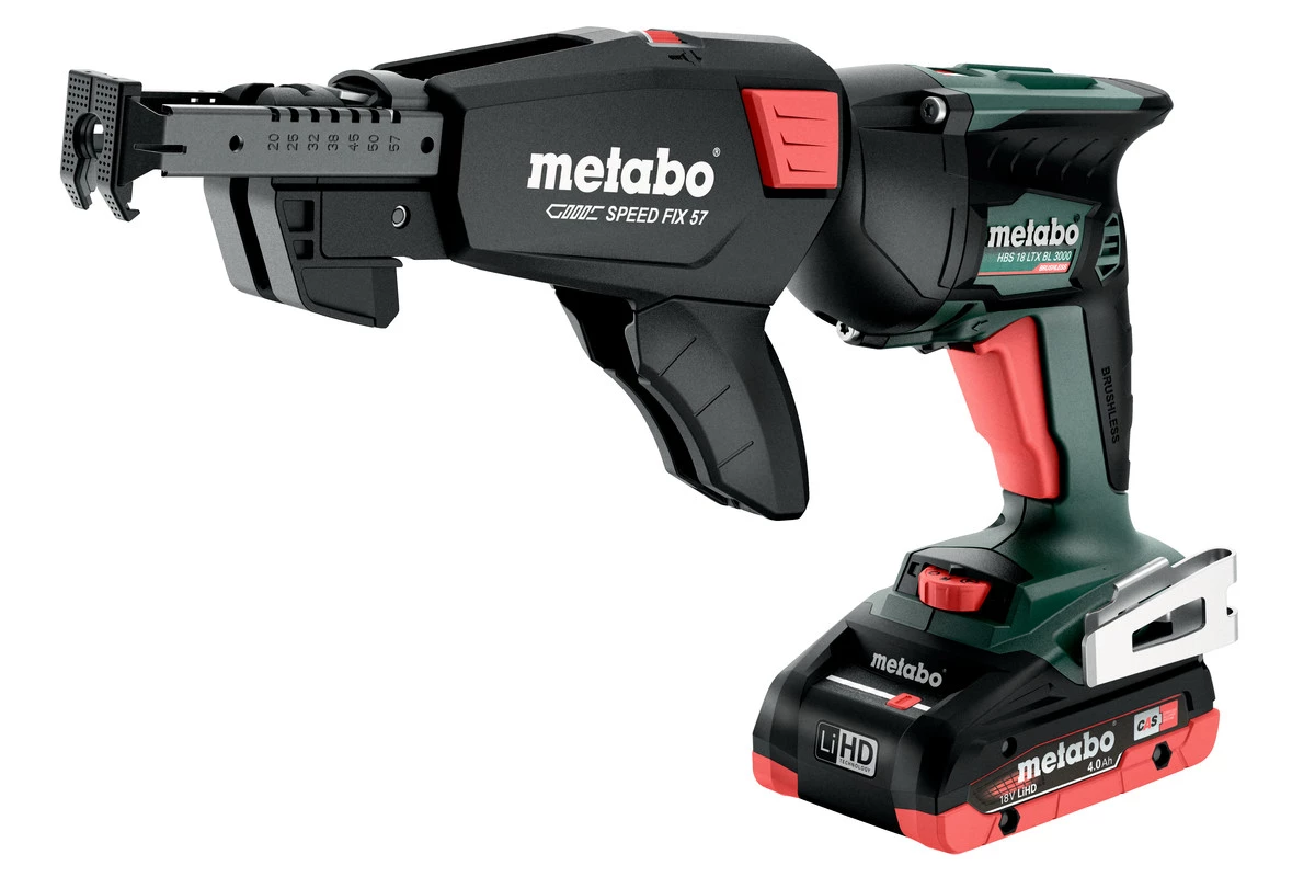 Metabo Visseuse Sans Fil HBS 18 LTX BL 3000 Accuschroefmachine 18V 4,0Ah Li-Ion + Speed Fix 57 Schroefmagazijn 620062540 1 Metabo Visseuse Sans Fil HBS 18 LTX BL 3000 Accuschroefmachine 18V 4,0Ah Li-Ion + Speed Fix 57 Schroefmagazijn 620062540