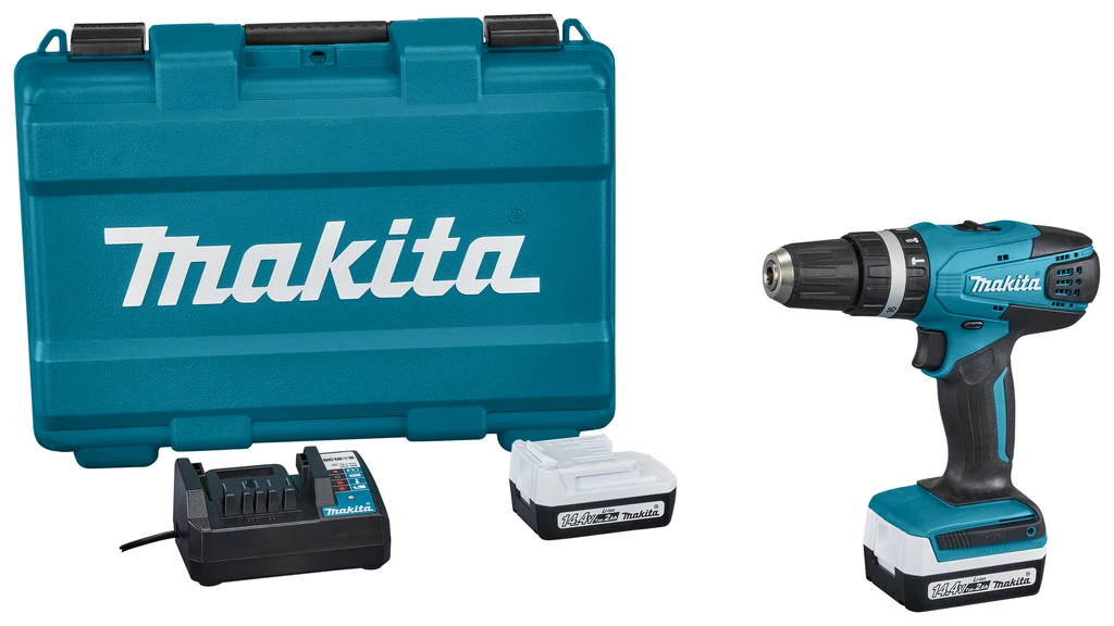 Makita Perceuse Visseuse Sans Fil HP347D002 Perceuse à Percussion 14.4V 1 Makita Perceuse Visseuse Sans Fil HP347D002 Perceuse à Percussion 14.4V