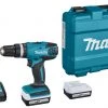 Makita Perceuse Visseuse Sans Fil HP347DWAE Perceuse à Percussion 14.4V