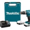 Makita Perceuse Visseuse Sans Fil HP488DWAE Perceuse Visseuse à Percussion 18V