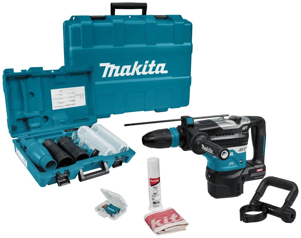 Makita Marteau Perforateur Sans Fil HR005GM205 Perfo-burineur SDS-Max 8J 40V 4.0 Ah 1 Makita Marteau Perforateur Sans Fil HR005GM205 Perfo-burineur SDS-Max 8J 40V 4.0 Ah